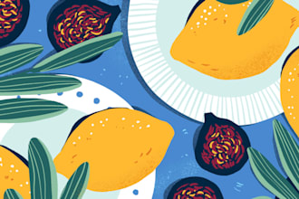 create custom event poster illustration