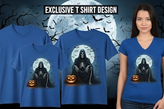 make a custom horror t shirt ,dog t shirt ,cat t shirt for your brand