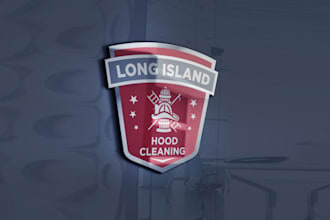 design luxurious kitchen hood cleaning business logo