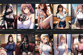 develop ai nsfw website, ai saas website, ai chatbot website with full feature