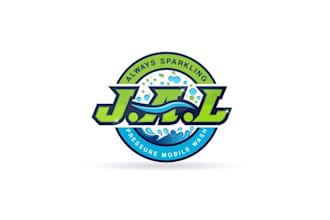 design powerful pressure washing gun logo