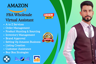 be your expert amazon fba wholesale virtual assistant