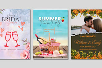 design printable custom invitation cards
