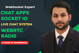 develop real time socket programming with websocket and socket io