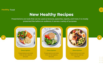 design a modern, fast and responsive food delivery website with online ordering