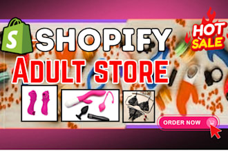 adult shopify store design adult toy store adult store shopify store redesign