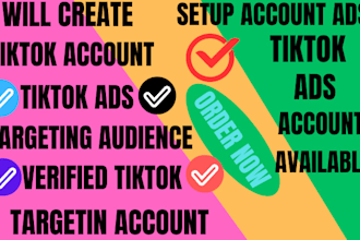 create USA tik tok agency account tiktok shop tiktok ads for non resident