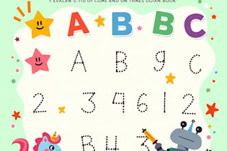make tracing worksheet for kids
