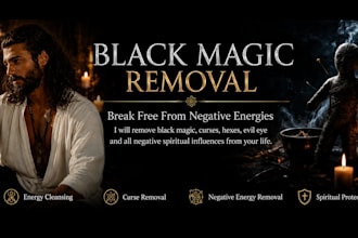 do a spell to cleanse you and remove all kinds of black magic