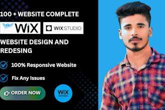 do modern website design, redesign, copy and clone using wix and wix studio