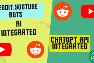 create reddit and youtube bots with python using official api