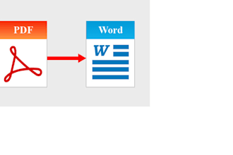 convertiré tus PDF a word editable