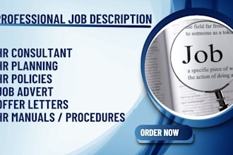 expertly craft your job descriptions, offer letters, and job adverts