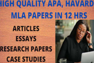 write quality research white papers and articles