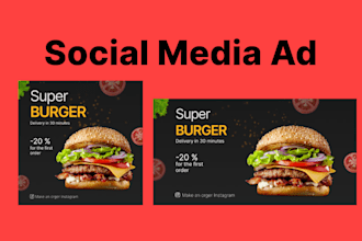 design social media banner for instagram or facebook