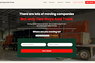 design a logistics truck dispatch freight broker website