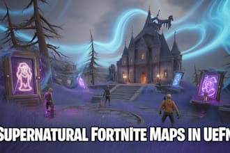 build a supernatural fortnite uefn map in unreal engine with custom verse logic