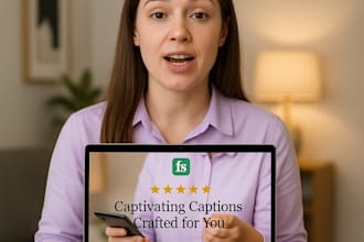 write social media captions for you