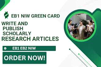 write and publish boostifypro research article for eb1 visa approval green card