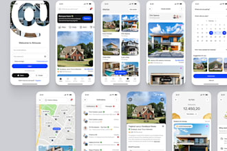 develop real estate app, property app, airbnb app, booking app, zillow app