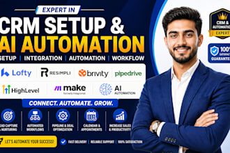setup lofty crm resimpli website brivity integration pipedrive ghl ai automation