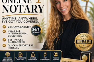 notarize documents remote USA and international florida notary public
