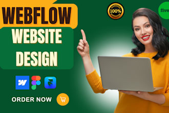 design, redesign webflow website, webflow website development, figma to webflow