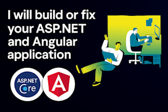 build or fix your asp dotnet core and angular application