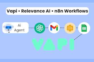 create ai agents using vapi, relevance ai and n8n