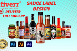 do product label, sauce, spice, seasoning, rub, salsa and jar labels