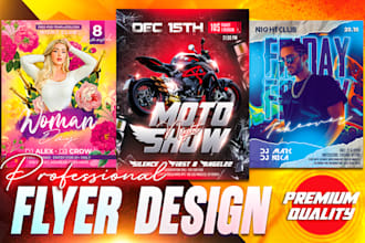 design a beautiful professional flyer