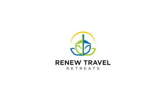 design minimalist wellness retreat travel agency logo