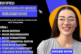 proofread, edit memoir children book, kdp format fiction, fantasy novel editor