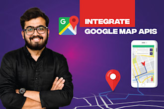 integrate google maps API into your website, web app or e commerce