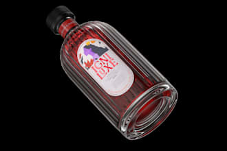 design 3d product renders for alcohol and beverage brands