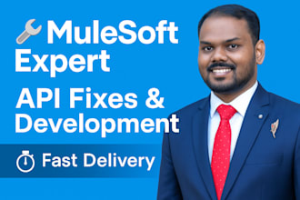 develop, fix or optimize mulesoft apis and integrations