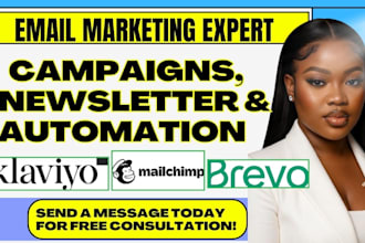 mailchimp klaviyo brevo campaign newsletter email template segmentation sequence