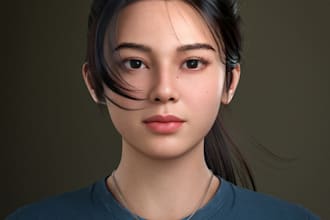 do best 3d metahuman character, daz 3d, character design, realistic character