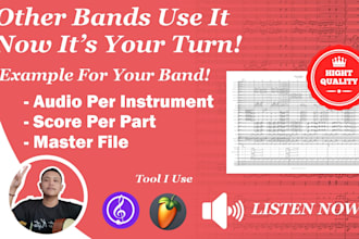 compose, arrange, orchestrate any work you like