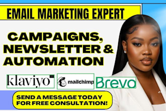 mailchimp klaviyo customer journey campaign newsletter email template segment