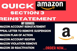 write approved amazon suspension IP violation appeal letter, reinstate suspended