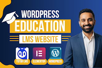 create elearning lms website using tutor lms