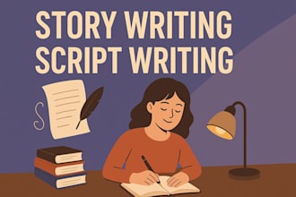 write short scripts and stories