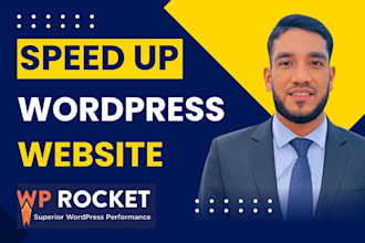 do your wordpress website speed optimization with wp rocket