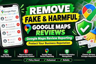 remove or report fake and harmful google maps and business reviews