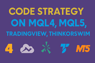 code strategy on mql4, mql5, tradingview, thinkorswim tradestation, ctrader, mt5