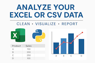 analyze your excel or CSV data