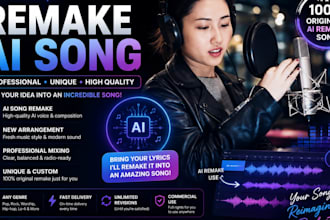 remake your ai song into a hight quality humanized song