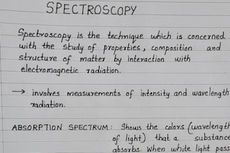 handwrite neat study notes for students