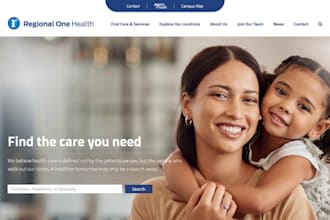 medical website design, healthcare website, dental website, therapy website